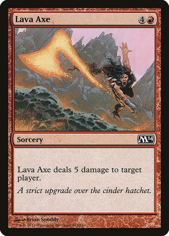 Lava Axe [Magic 2014] 