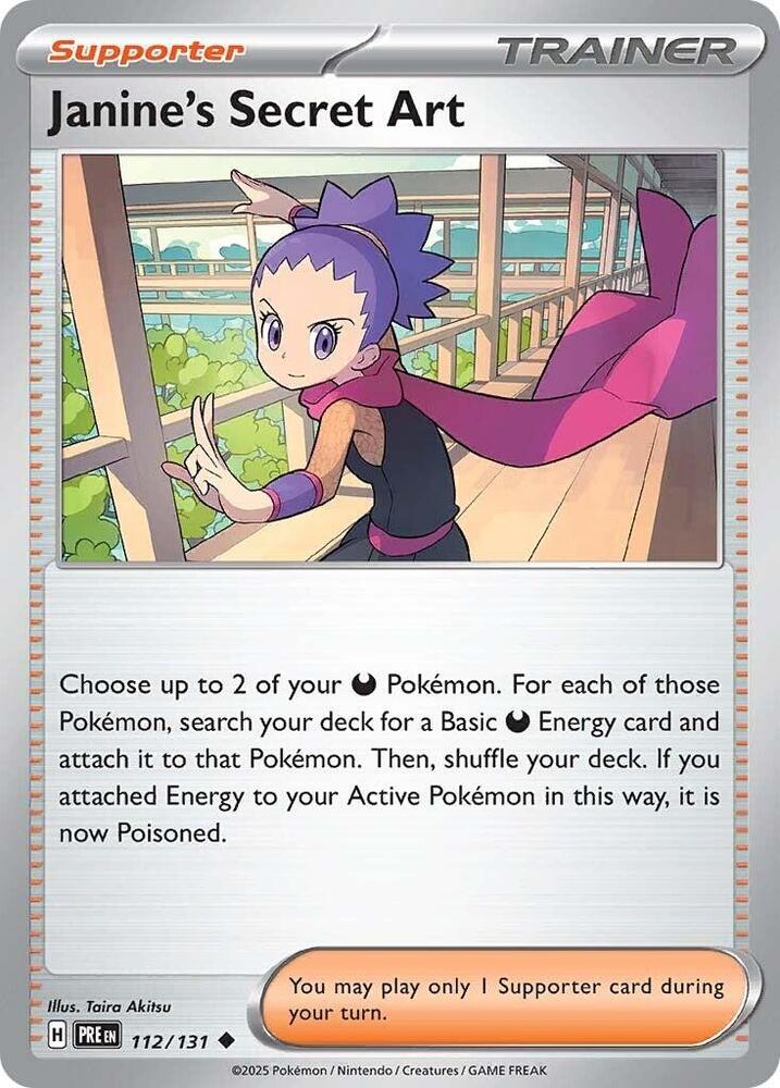 Janine's Secret Art (112/131) [Scarlet &amp; Violet: Prismatic Evolutions] 
