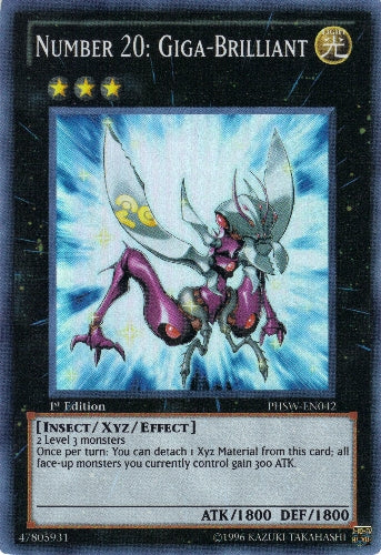 Number 20: Giga-Brilliant [PHSW-EN042] Super Rare 