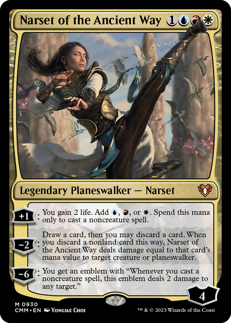 Narset of the Ancient Way [Commander Masters]