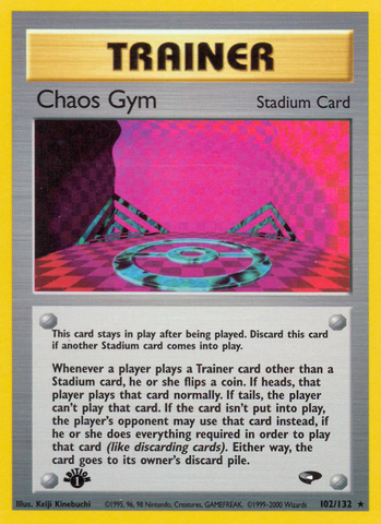 Chaos Gym (102/132) [Gym Challenge 1st Edition] 