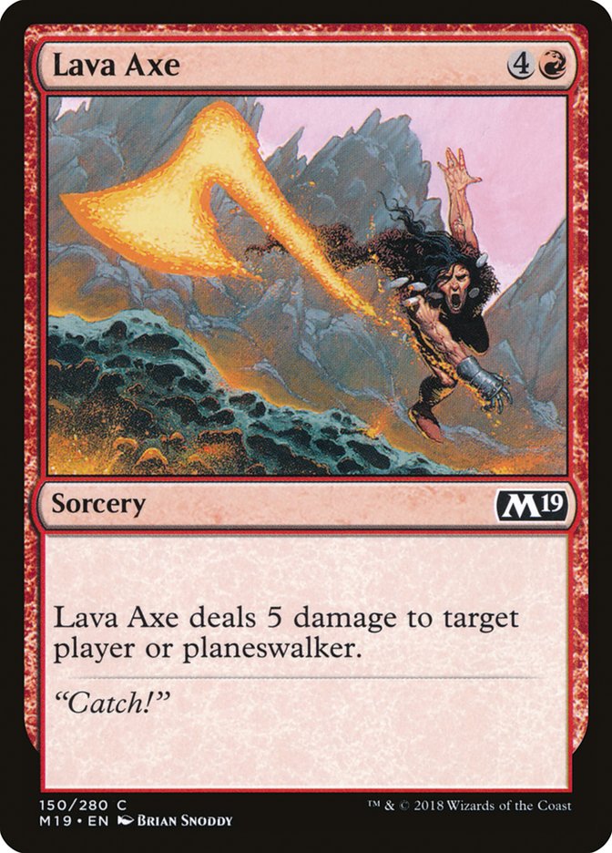 Lava Axe [Core Set 2019] 