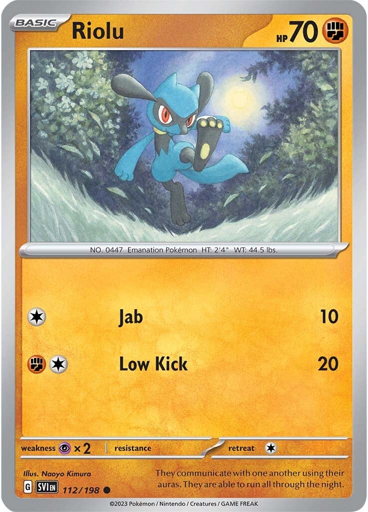 Riolu (112/198) [Scarlet &amp; Violet: Base Set]