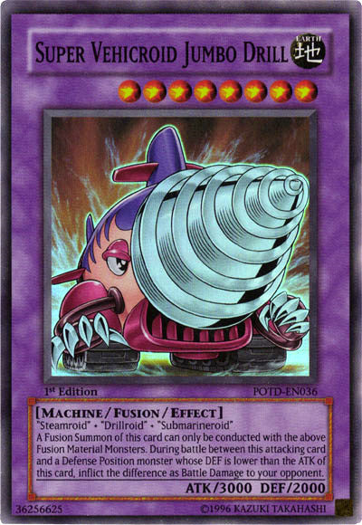 Super Vehicroid Jumbo Drill [POTD-EN036] Super Rare 