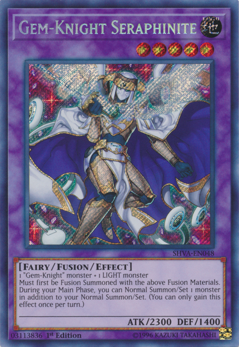 Gem-Knight Seraphinite [SHVA-EN048] Secret Rare 