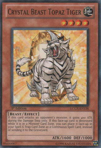 Crystal Beast Topaz Tiger [LCGX-EN158] Common 