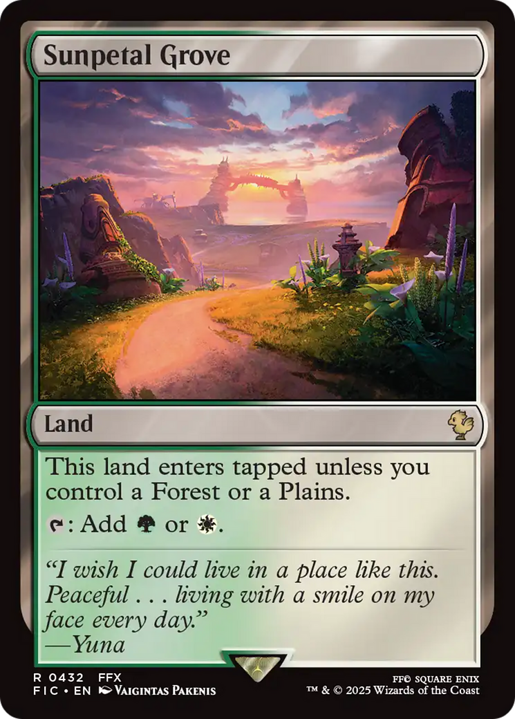 Sunpetal Grove [FINAL FANTASY Commander] 