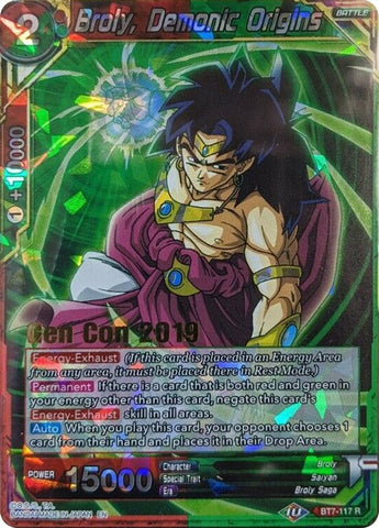 Broly, Demonic Origins (Gen Con 2019) (BT7-117) [Promotion Cards] 