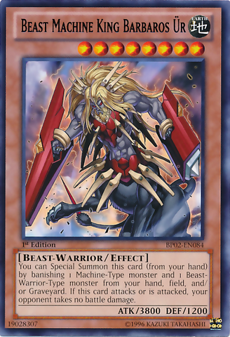 Beast Machine King Barbaros Ur [BP02-EN084] Mosaic Rare 