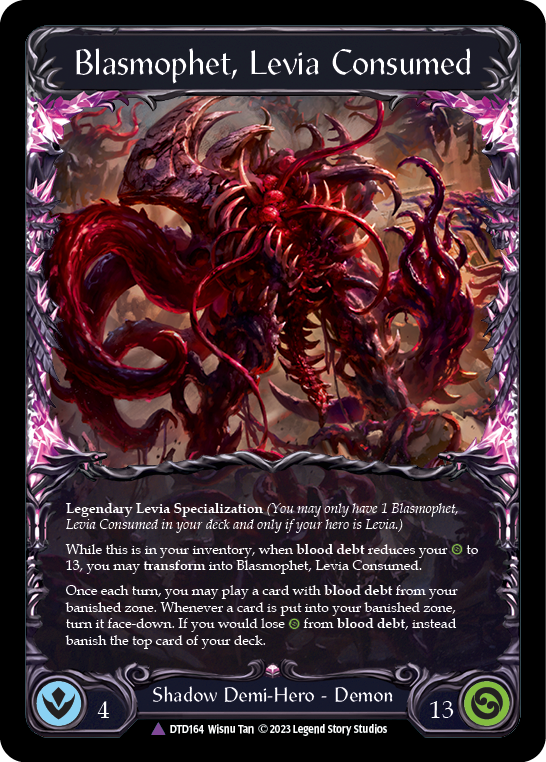 Levia, Redeemed // Blasmophet, Levia Consumed (Marvel) [DTD164] (Dusk Till Dawn) Cold Foil 