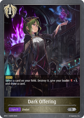 Dark Offering (BP01-140EN) [Advent of Genesis] 