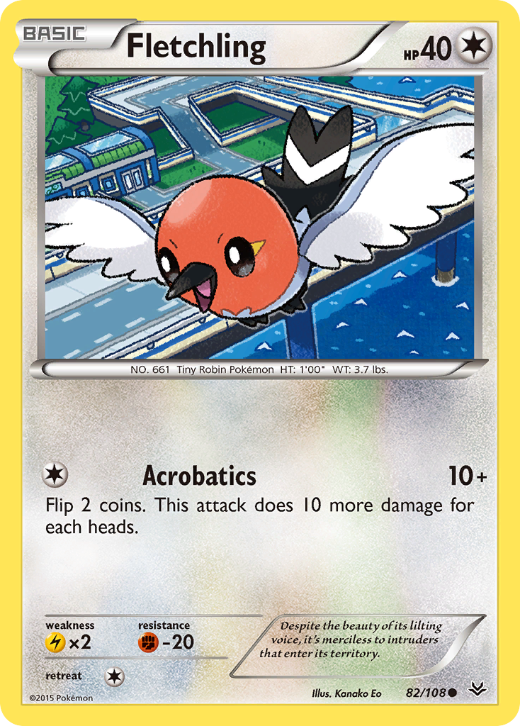 Fletchling (82/108) [XY: Roaring Skies] 