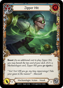 Zipper Hit (Blue) [ARC031-C] (Arcane Rising) 1st Edition Normal 