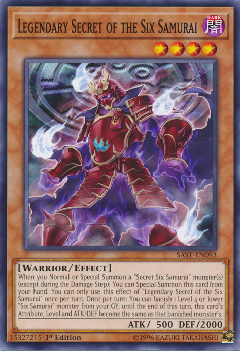 Legendary Secret of the Six Samurai [SAST-EN093] Common 