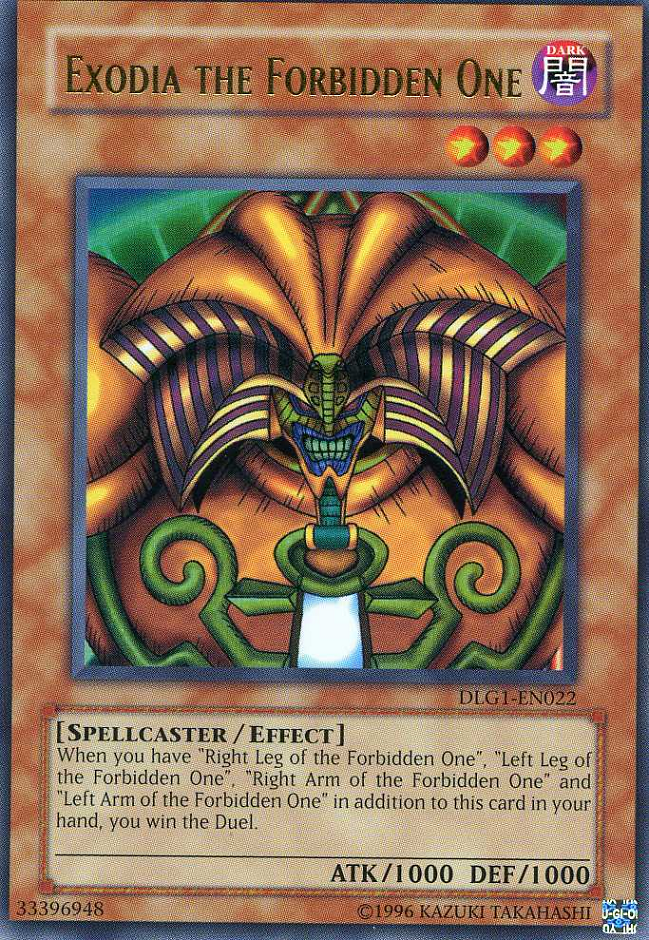 Exodia the Forbidden One [DLG1-EN022] Ultra Rare 