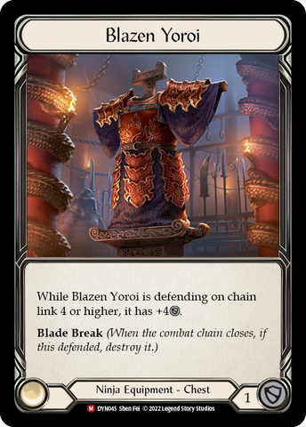 Blazen Yoroi [DYN045] (Dynasty) 