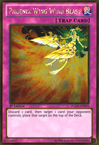 Phoenix Wing Wind Blast [PGLD-EN070] Gold Rare 