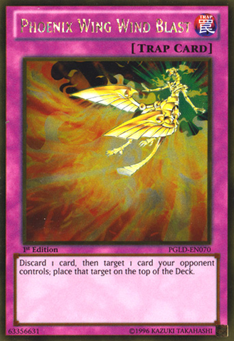 Phoenix Wing Wind Blast [PGLD-EN070] Gold Rare 