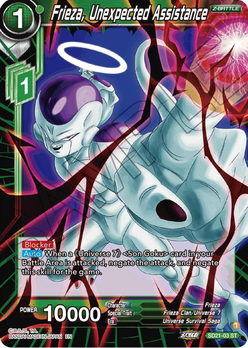 Frieza, Unexpected Assistance (Starter Deck Exclusive) (SD21-03) [Power Absorbed] 
