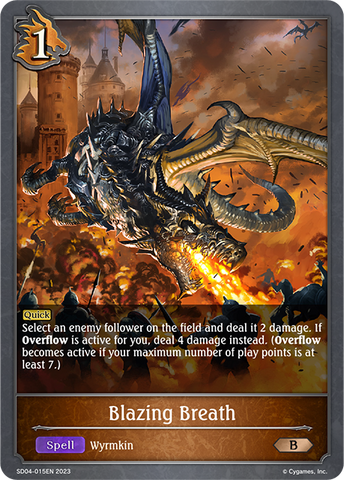 Blazing Breath (SD04-015EN) [Wrath of the Greatwyrm] 