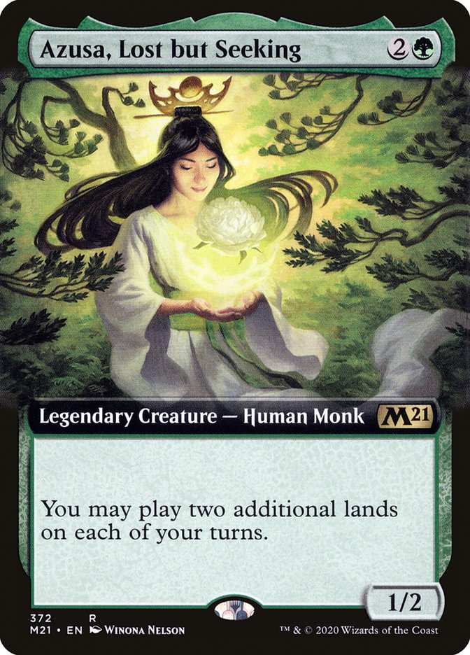 Azusa, Lost but Seeking (Extended Art) [Core Set 2021] 