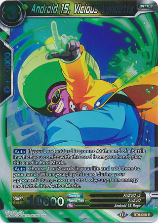 Android 15, Vicious Vendetta (BT9-058) [Universal Onslaught] 