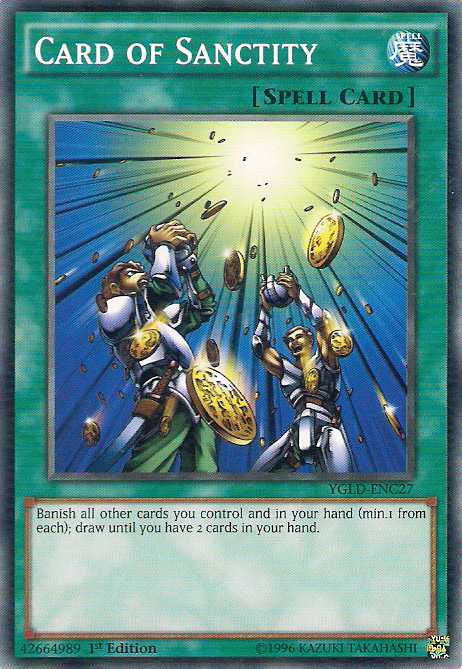 Card of Sanctity [YGLD-ENC27] Common 