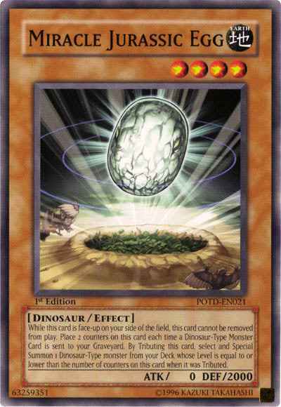 Miracle Jurassic Egg [POTD-EN021] Common 