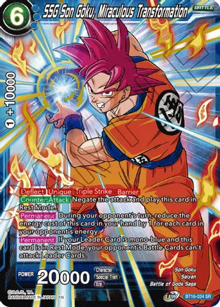 SSG Son Goku, Miraculous Transformation (BT16-024) [Realm of the Gods] 