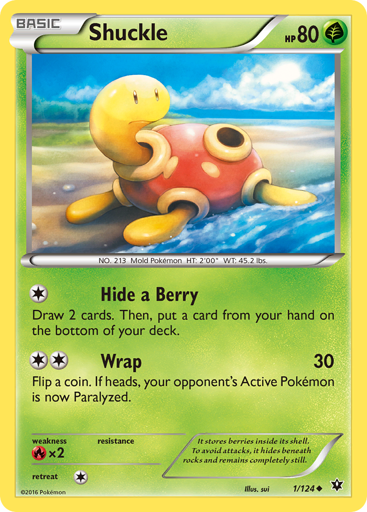 Shuckle (1/124) [XY: Fates Collide] 