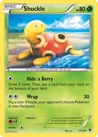Shuckle (1/124) [XY: Fates Collide] 