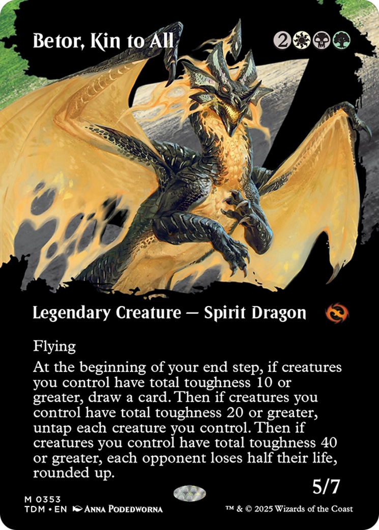 Betor, Kin to All (Borderless) [Tarkir: Dragonstorm] 