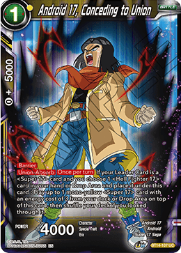 Android 17, Conceding to Union (BT14-107) [Cross Spirits] 