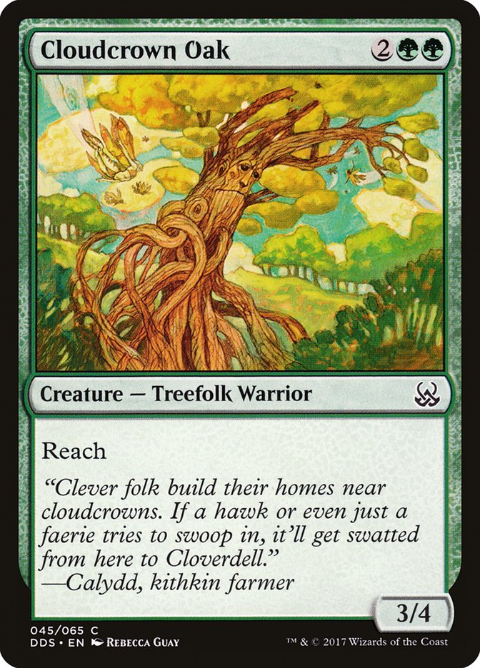 Cloudcrown Oak [Duel Decks: Mind vs. Might] 
