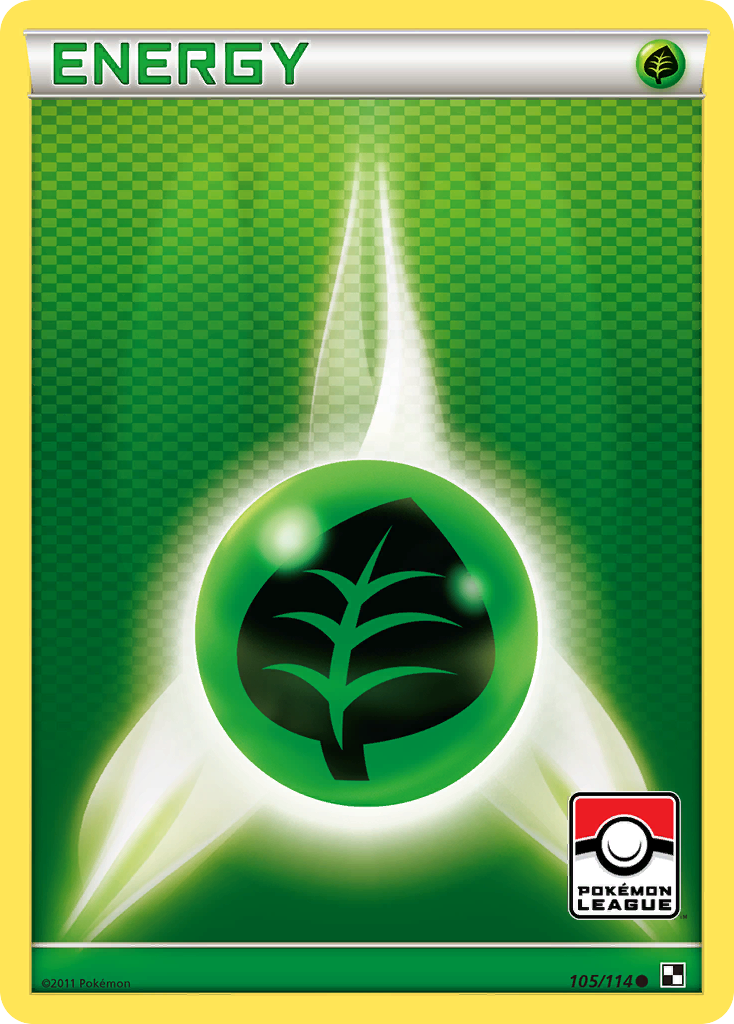 Grass Energy (105/114) [Black &amp; White: Base Set] 