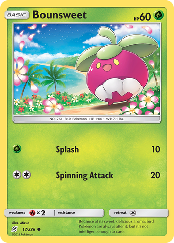 Bounsweet (17/236) [Sun &amp; Moon: Unified Minds] 