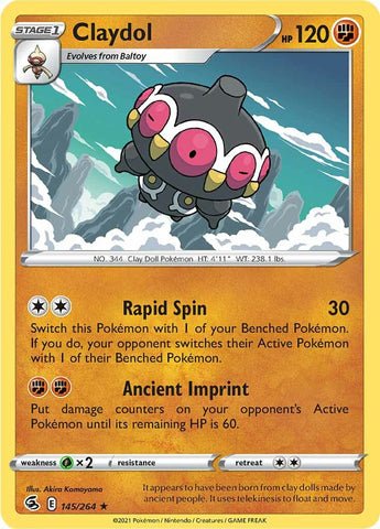Claydol (145/264) [Sword &amp; Shield: Fusion Strike] 