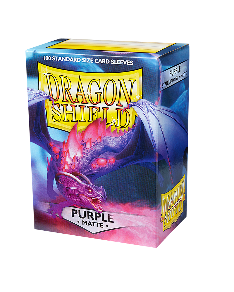 Dragon Shield - Standard Matte Sleeves - Purple (100)