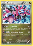 Hydreigon (98/124) (Cracked Ice Holo) (Theme Deck Exclusive) [Black &amp; White: Dragons Exalted] 