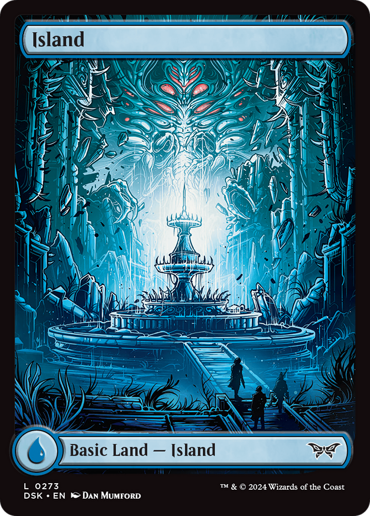 Island (273) - Full Art [Duskmourn: House of Horror] 