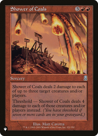 Shower of Coals [The List Reprints] 