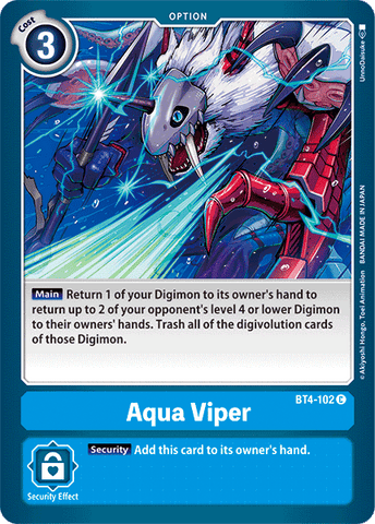 Aqua Viper [BT4-102] [Great Legend] 