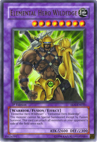 Elemental Hero Wildedge [EEN-EN035] Ultra Rare 