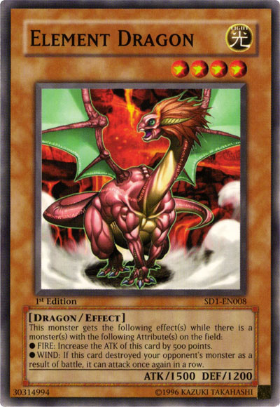 Element Dragon [SD1-EN008] Common 