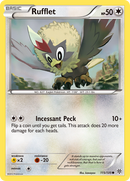 Rufflet (115/135) [Black &amp; White: Plasma Storm] 