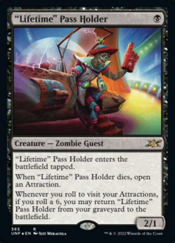 "Lifetime" Pass Holder (Galaxy Foil) [Unfinity] 