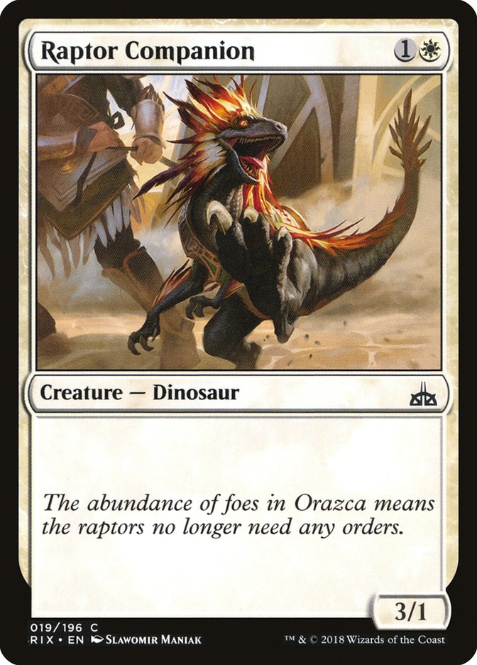 Raptor Companion [Rivals of Ixalan] 
