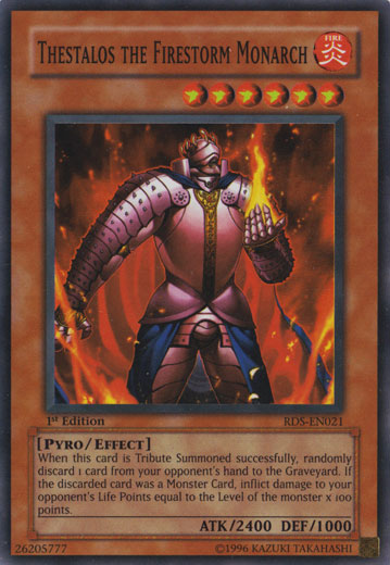 Thestalos the Firestorm Monarch [RDS-EN021] Super Rare 