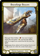 Braveforge Bracers [FAB006-P] (Promo) 1st Edition Cold Foil - Golden 