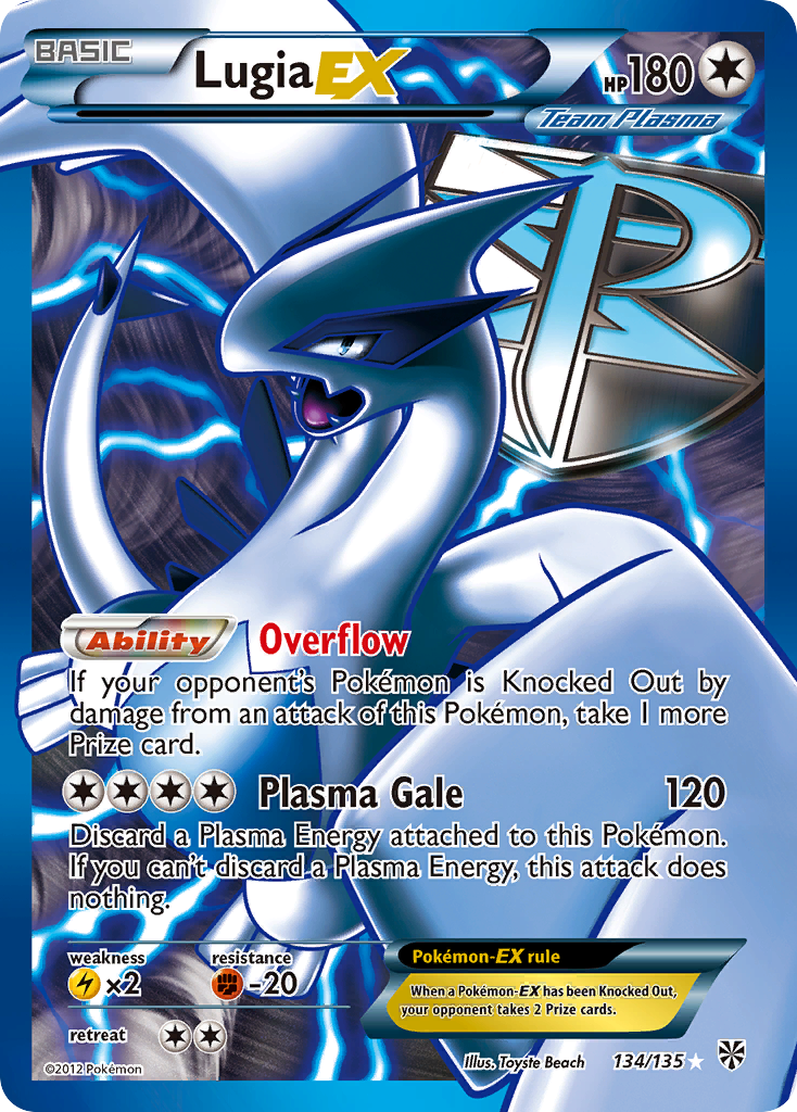 Lugia EX (134/135) [Black &amp; White: Plasma Storm] 